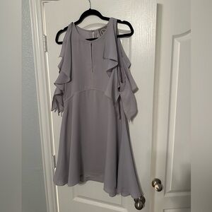 Lily rain grey dress size large new with tags!!